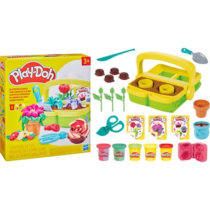 Набір для творчості Hasbro Play-Doh з масою для ліплення Цвітучі Квіти (G0492)