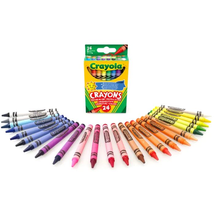 Олівці кольорові Crayola воскові, 64 шт (52-6448) зображення 2
