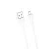 Дата кабель USB 2.0 AM to Micro 5P 1.0m 2.1A white XO (NB200-M-WH)