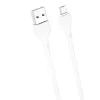 Дата кабель USB 2.0 AM to Micro 5P 1.0m 2.1A white XO (NB200-M-WH)