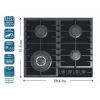 Варочна поверхня PRIME Technics PGH 50043 FGBC зображення 2