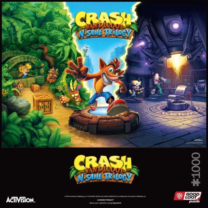 Пазл GoodLoot Crash Bandicoot N Sane Trilogy 1000 эл. (5908305247920) изображение 6