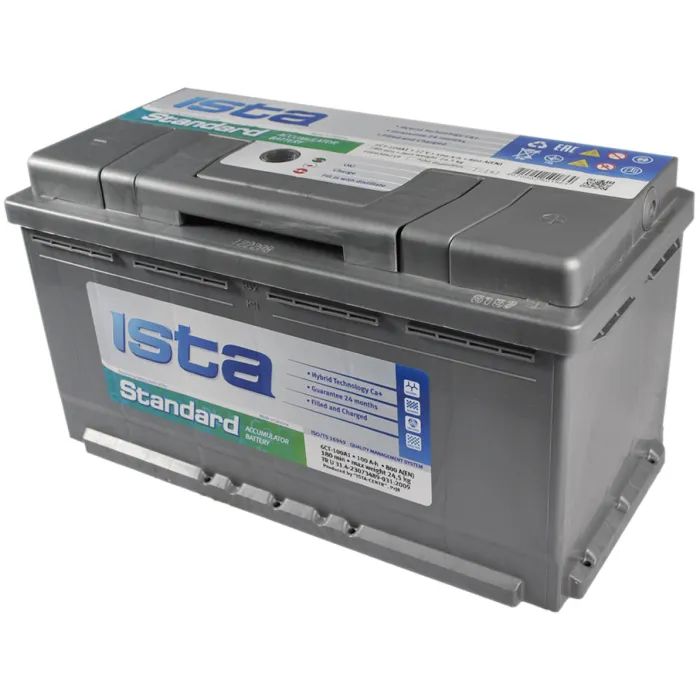 Акумулятор автомобільний Ista Standard 100Ah Ев (-/+) (800EN) зображення 3