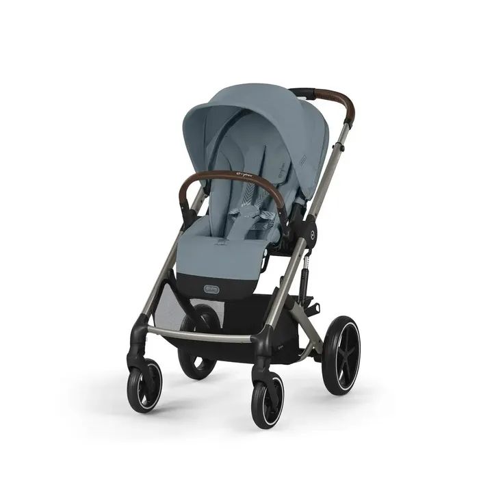 Коляска Cybex Balios S Lux TPE Stormy Blue (з бампером) (524001195) > ціни в Києві та Україні Коляска Cybex Balios S Lux TPE Stormy Blue (з бампером) (524001195)