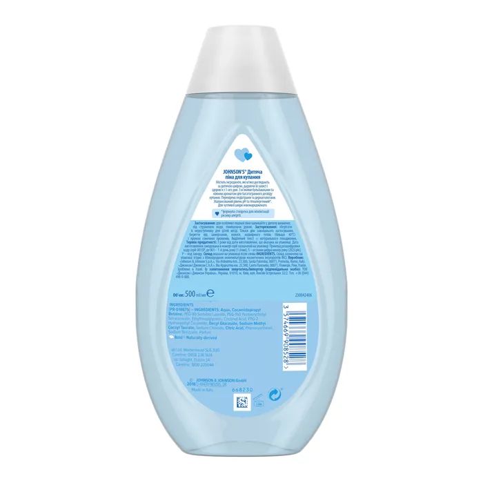 Средство для купания Johnson’s baby Baby 500 мл (3574669908528) изображение 2