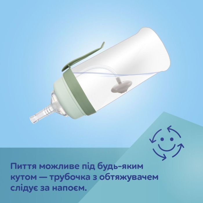 Поїльник-непроливайка Canpol babies Гуси непроливайка з трубочкою і обтяжувачем (56/510_gre) зображення 3