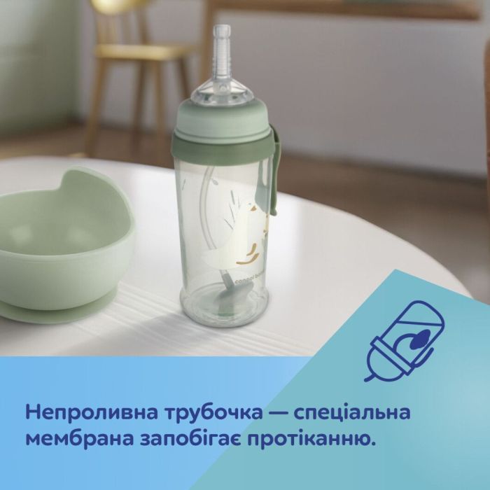 Поїльник-непроливайка Canpol babies Гуси непроливайка з трубочкою і обтяжувачем (56/510_gre) зображення 4