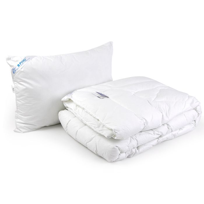 Ковдра Руно набір ковдра зі штучного лебединого пуху 140х205 + 1 подушка 50х70 (924.139ЛПУ) зображення 2