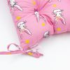 Подушка на стілець MirSon Бязь Принт 17-0528 Bunnies pink 40х50 см (2200006276845) зображення 2