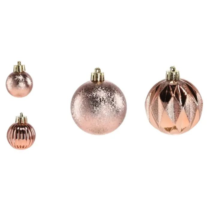 Ялинкова іграшка Chomik пластикові кульки компл. 44шт, 3/6см, срібні (5900779877726_1) зображення 2