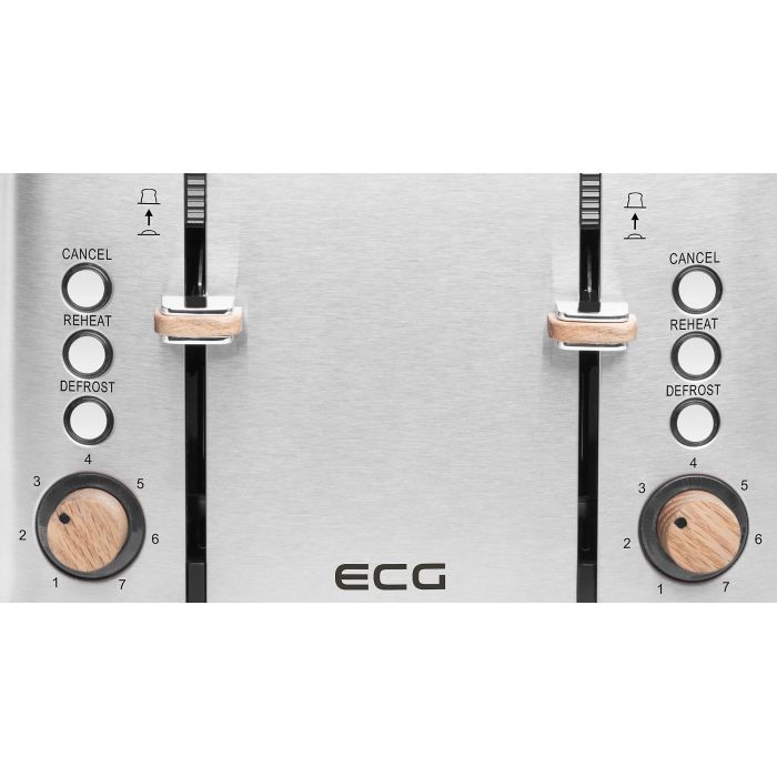 Тостер ECG ST 4767 Timber изображение 5