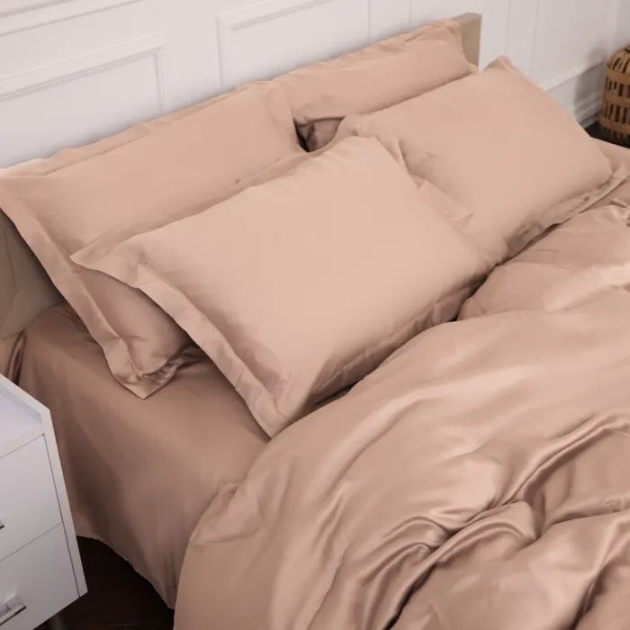 Постельное белье MirSon Tencel №03 Creamy 160х220 полуторный Евро (2200009369049) изображение 6