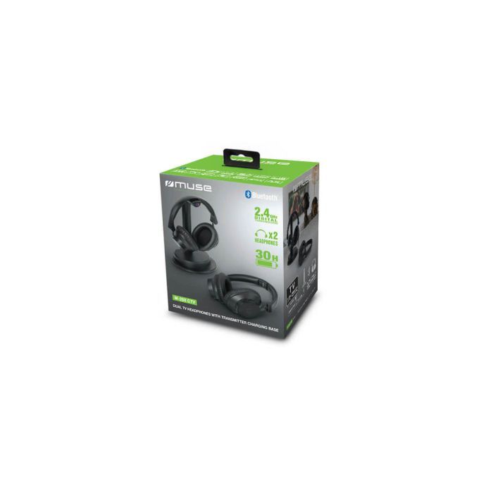 Навушники Muse M-288 CTV Wireless Black (M-288 CTV) зображення 5