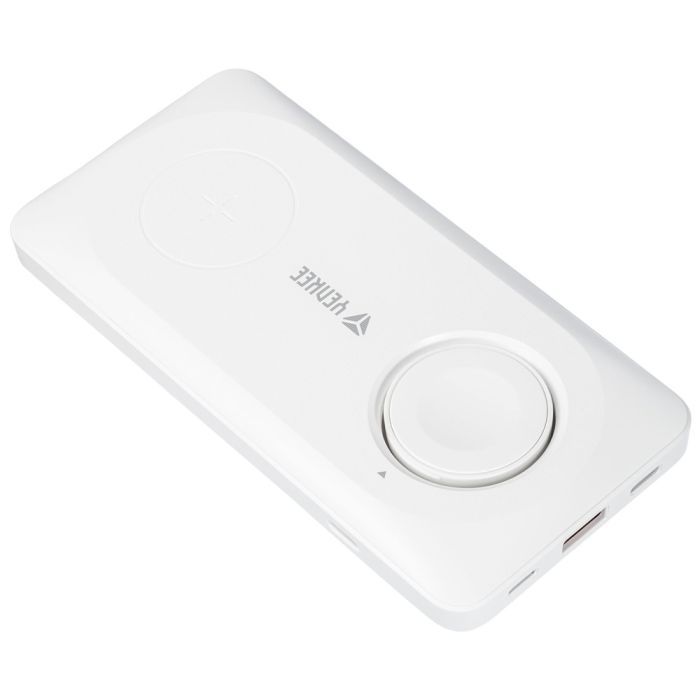 Батарея универсальная YENKEE 10000mAh, PD, 22,5W, 3in1, Qi Wireless, white (YPB 510 / 37000006)