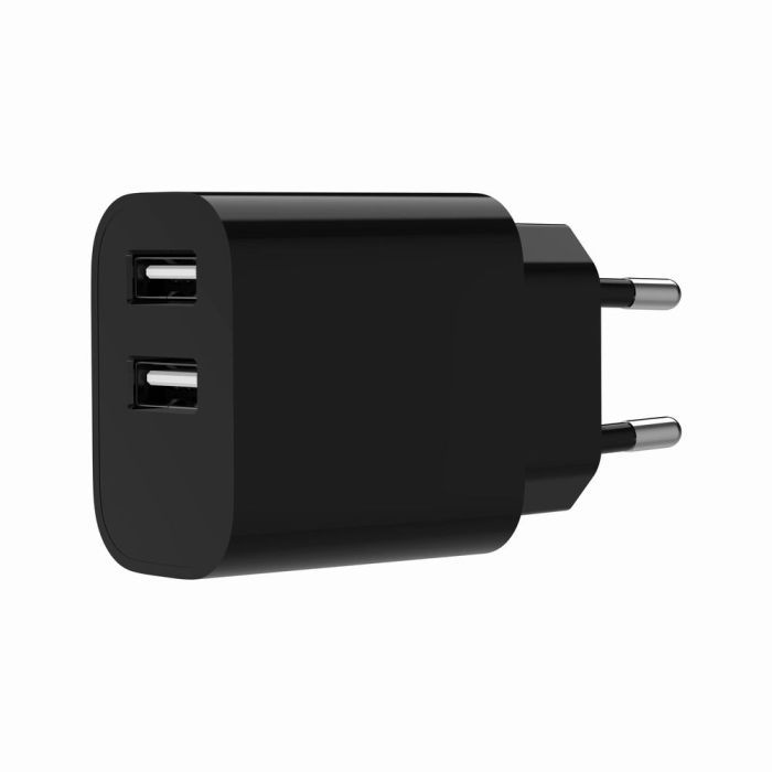 Зарядное устройство Gembird 2xUSB 12W black (TA-UC-2A12-01-BK)