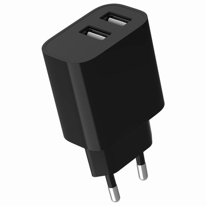 Зарядное устройство Gembird 2xUSB 12W black (TA-UC-2A12-01-BK) изображение 2