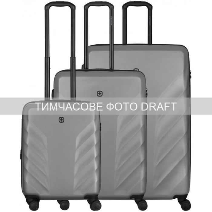 Набор чемоданов Wenger Motion 3 в 1 (S+M+L), сірі (612711)