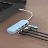 Концентратор J5create USB-C to 2xUSB-A + 2xUSB-C 3.2 10Gbps cyan (JCH342EC-N) изображение 5