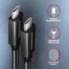 Дата кабель USB-C to USB-C 2.0m USB 3.2 Gen 2 PD 100W 5A 4K black AXAGON (BUCM32-CM20AB) изображение 5
