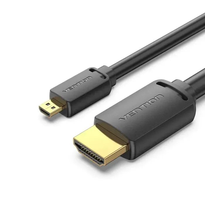 Кабель мультимедийный HDMI M to HDMI micro M 1.0m 4K black Vention (AGIBF)