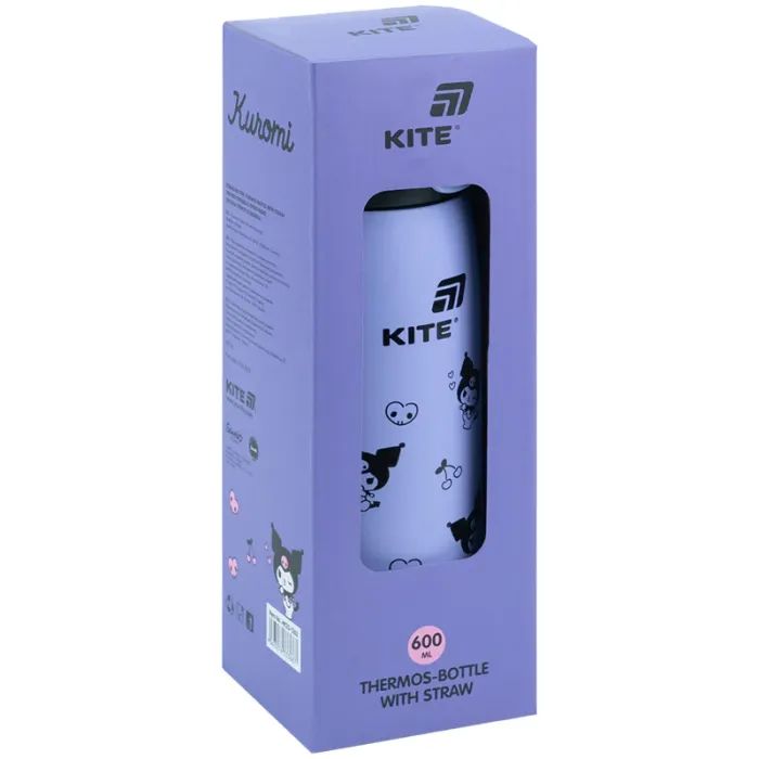 Термокружка Kite 1262 з трубочкою 600 мл BC (BC25-1262) изображение 4