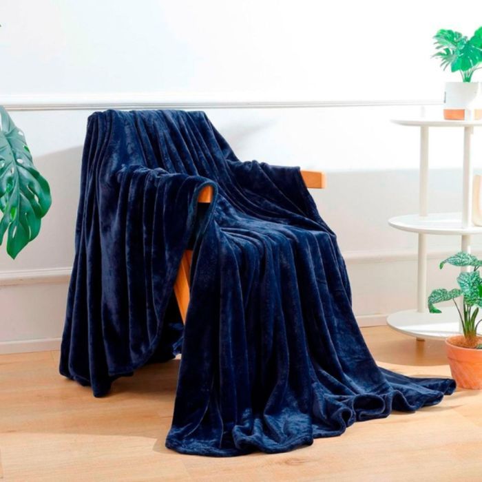 Плед Bergamo Fancy темно-синій 130 х 180 см (70030405-44) зображення 6