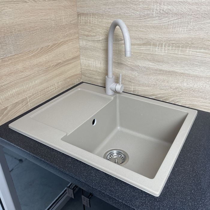 Мойка кухонная Adamant Minimal Сахара + змішувач (1824296912302) изображение 2