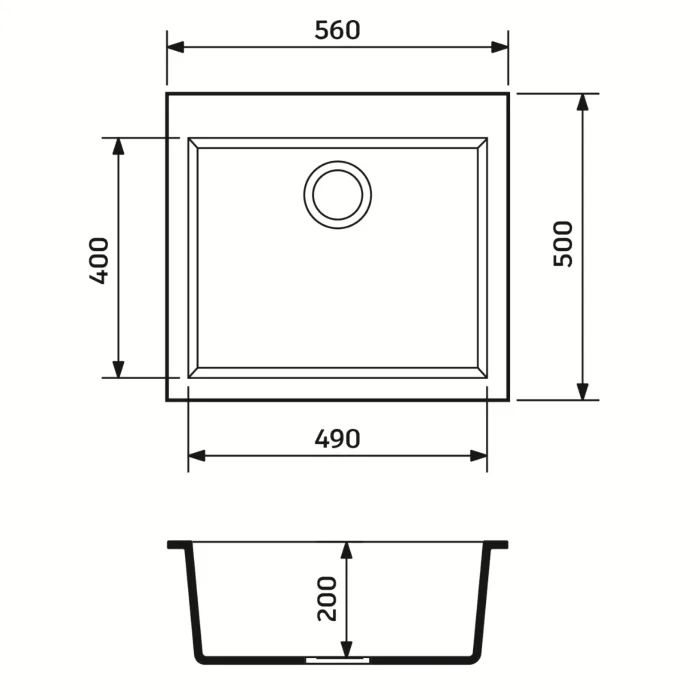 Мойка кухонная Adamant Univer сірий + змішувач (4824296912104) изображение 6