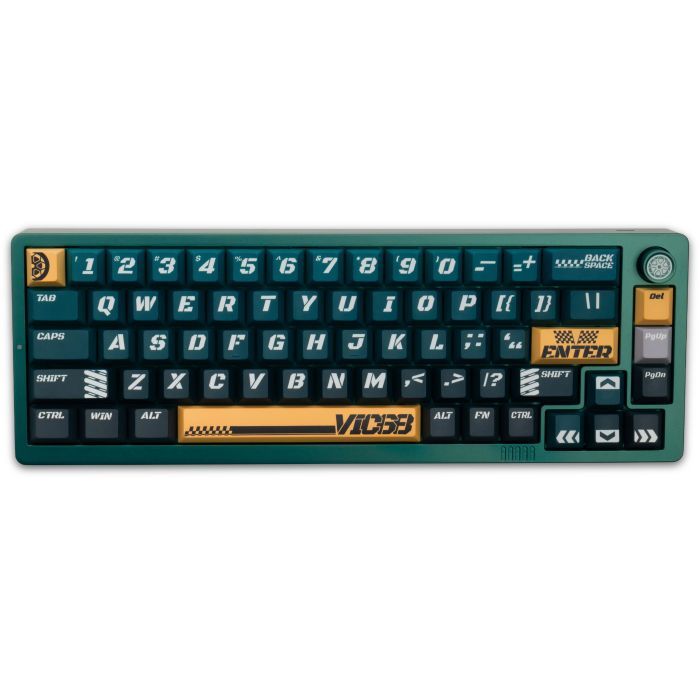 Клавиатура Thunderobot VIC68 TTC Ultra RGB King Magnetic Switch USB Parrot Green (6932066320188) изображение 3
