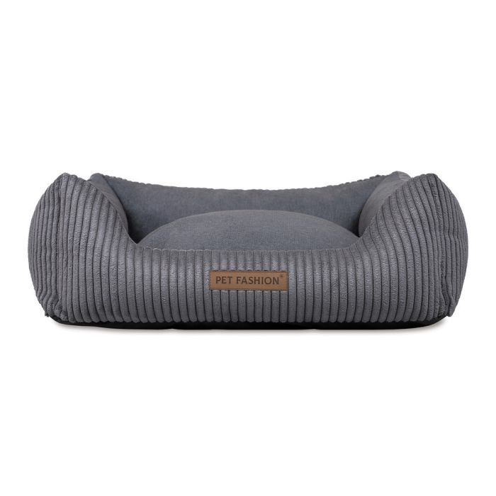 Лежак для животных Pet Fashion DEVID 62х50х19 см темно-серый (4823082444519) изображение 2