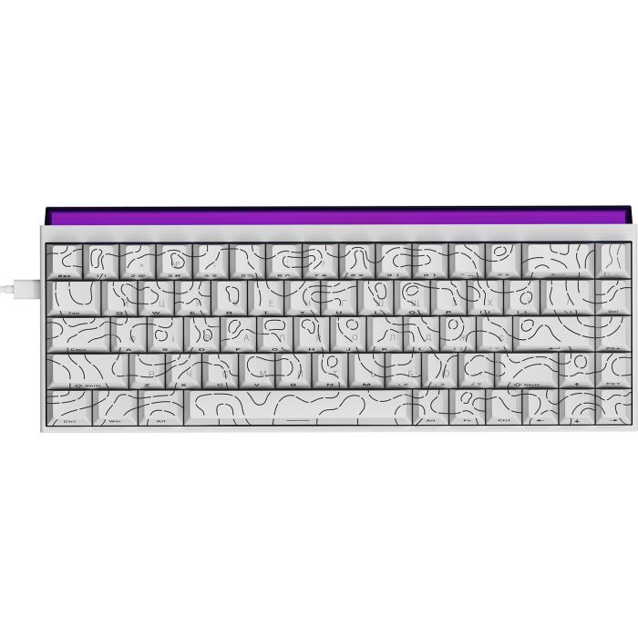 Клавіатура Ajazz NK68 Red Switch USB UA Black (NK68-R-S-B) зображення 2