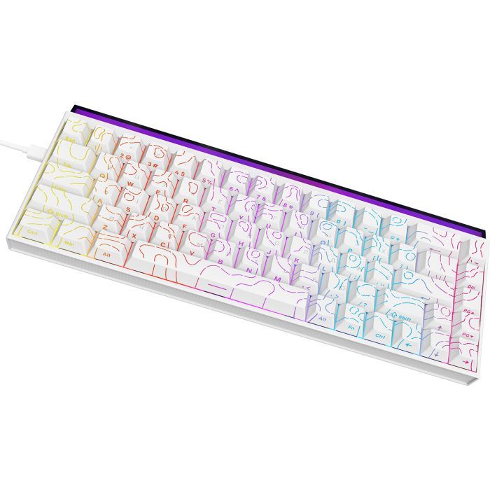 Клавіатура Ajazz NK68 Red Switch USB UA Black (NK68-R-S-B) зображення 3