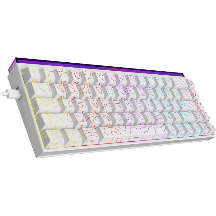 Клавіатура Ajazz NK68 Red Switch USB UA Black (NK68-R-S-B) зображення 4