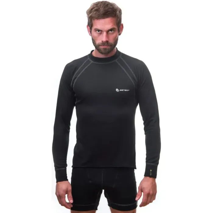 Термокофта Sensor Double Face LS 24000003 чорна XXL (SM11DF-black-XXL) изображение 3