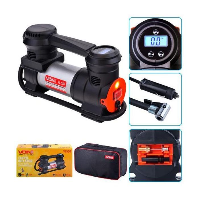 Автомобільний компресор VOIN VL-530 150psi/15A/40л (VL-530) зображення 6