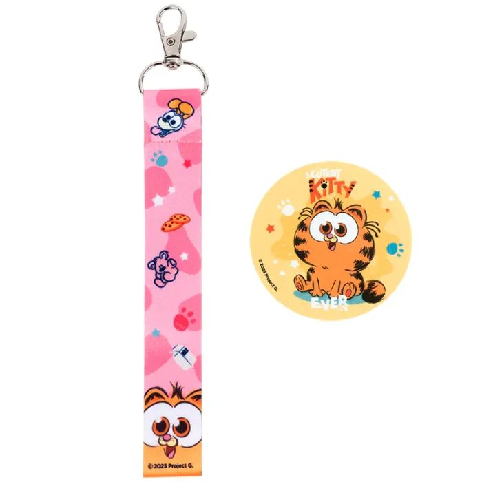 Бейдж Kite набор на липучке и подвеска Garfield (GF25-3010) изображение 2