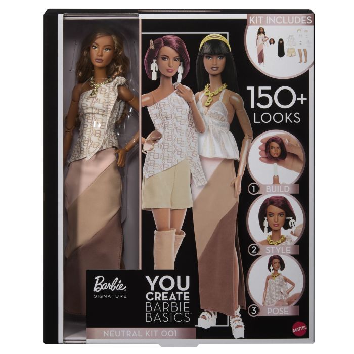 Лялька Barbie Колекційний набір You Create Barbie Basics Брюнетка (JJX35)