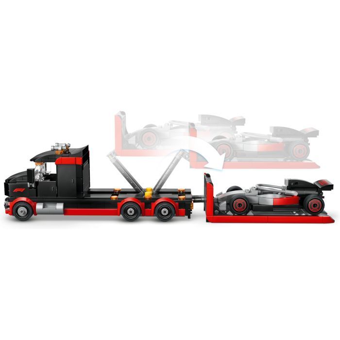 Конструктор LEGO City Грузовик для демонстрации F1 с гоночным автомобилем Audi F1 (60493) изображение 6