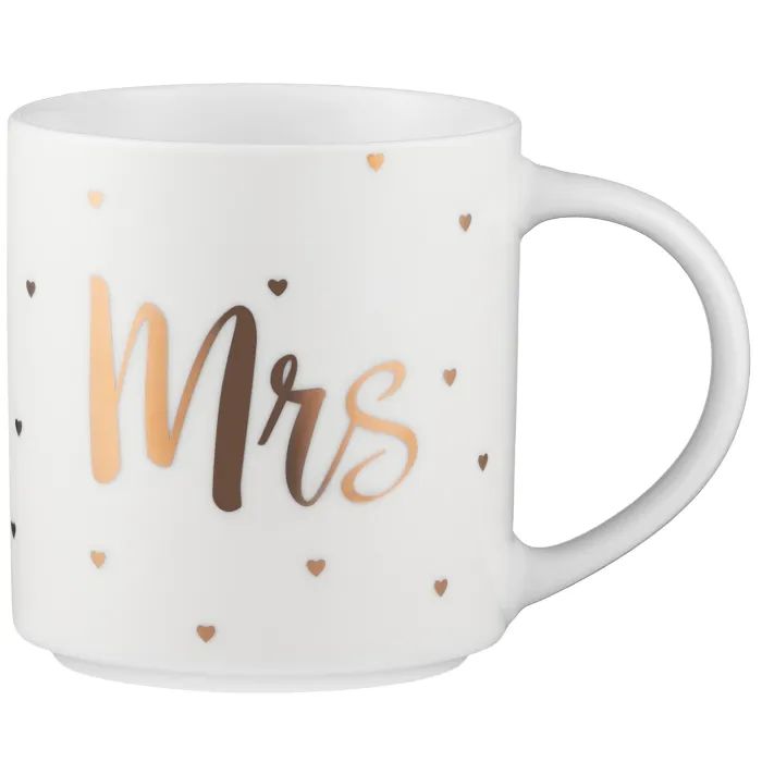 Чашка Ardesto Mrs, 280мл, порцеляна, білий (AR3499)