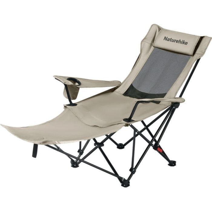 Кресло складное Naturehike CNK2550JJ023 Nightfall T05, сталь, хакі (6977465865700)