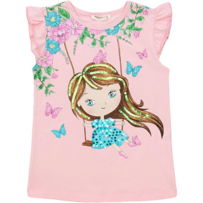 Набір дитячого одягу Breeze з дівчинкою (16409-116G-pink) зображення 2