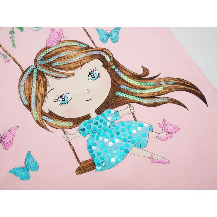 Набір дитячого одягу Breeze з дівчинкою (16409-116G-pink) зображення 3