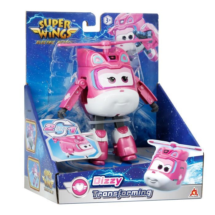 Фигурка Super Wings трансформер Transforming Диззи (Dizzy), 12.5 см (EU780240) изображение 4