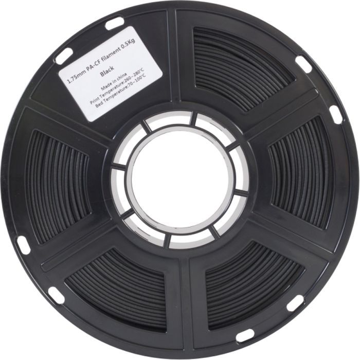 Пластик для 3D-принтера Flashforge PA-CF Carbon 1,75mm 0,5kg Black (PA-CF) изображение 2