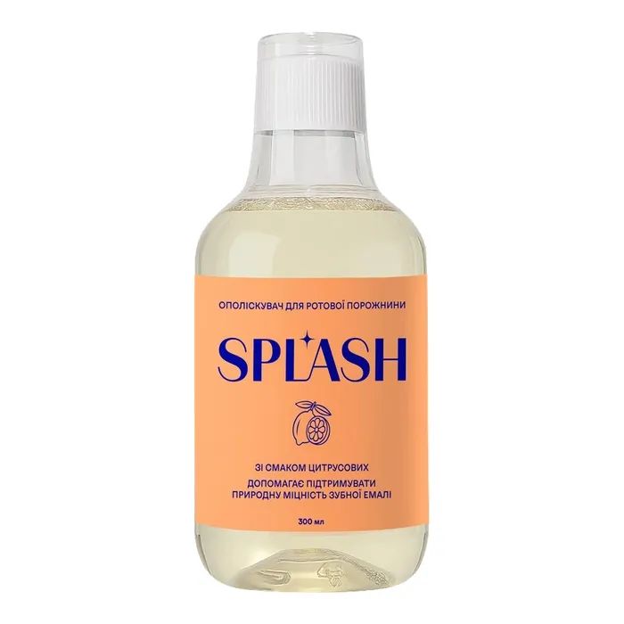Ополаскиватель для полости рта Splash Со вкусом цитрусовых 300 мл (4820266832254)