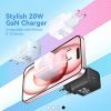 Зарядний пристрій Vention 1xUSB-C PD20W GaN + cable USB-C to USB-C white (TZ-FEPW0-EU-01) зображення 4