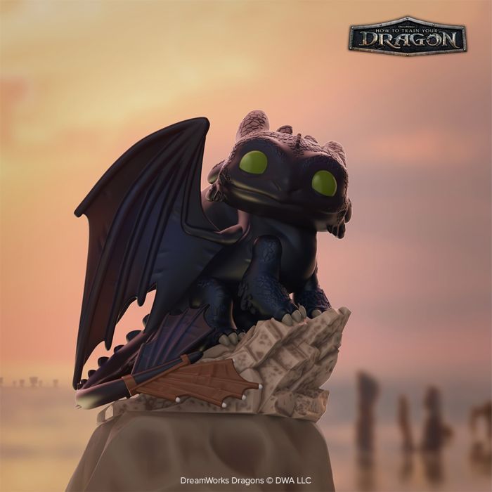 Фигурка Funko Pop серии Как укротить дракона - Беззубик на скале (86140) изображение 3