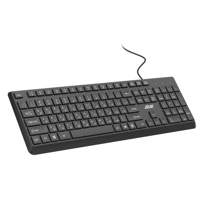 Клавиатура 2E KS405 USB UA Black (2E-KS405UBK_UA) изображение 3