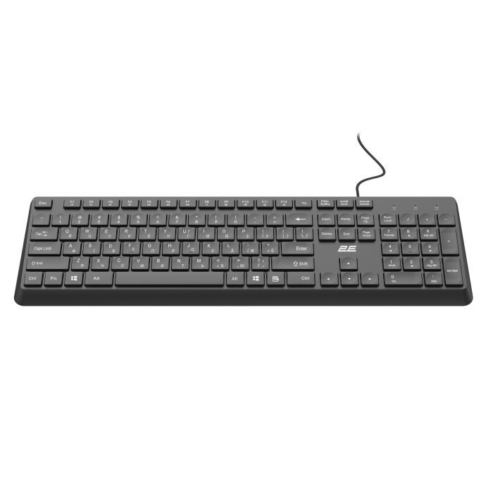 Клавиатура 2E KS405 USB UA Black (2E-KS405UBK_UA) изображение 4