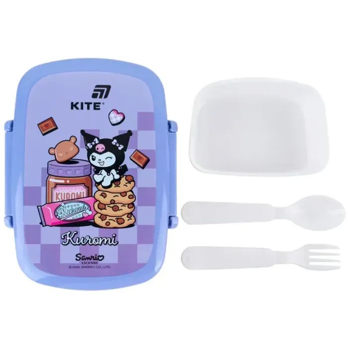Ланч-бокс дитячий Kite Kuromi з наповненням, 750 мл (HK26-163-2) зображення 4